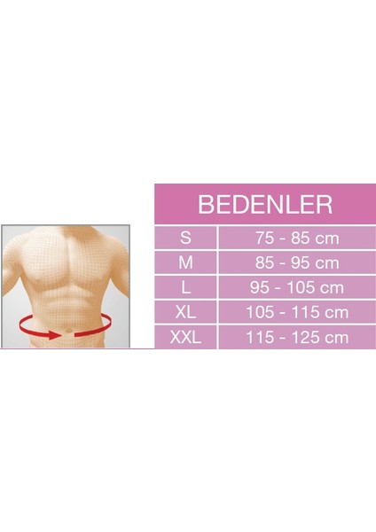 ® Orx-K 520 Neopren Lumbostad Korse - Kemerli (Kaslardaki Tonusu Azaltarak Ağrıyı Azaltır.)