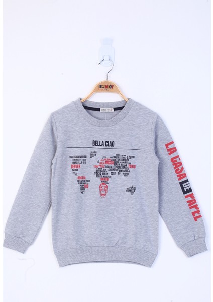 Erkek Çocuk Bella Ciao Baskılı Sweatshirt