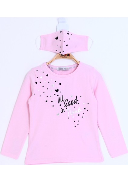 Kız Çocuk All Good In Time Baskılı T-Shirt