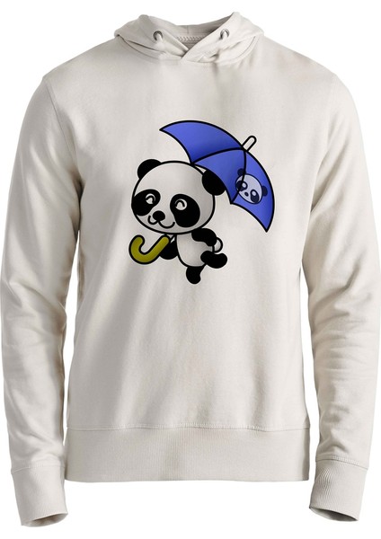 Şemsiyeli Panda Sweatshirt
