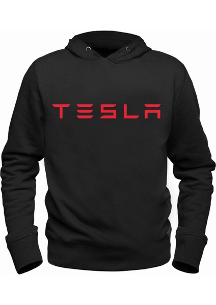 Tesla Kapşonlu Sweatshirt
