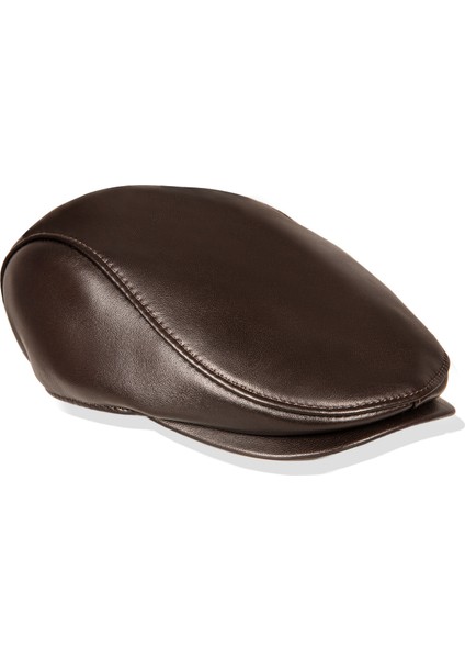 Kahverengi Flat Model Şapka