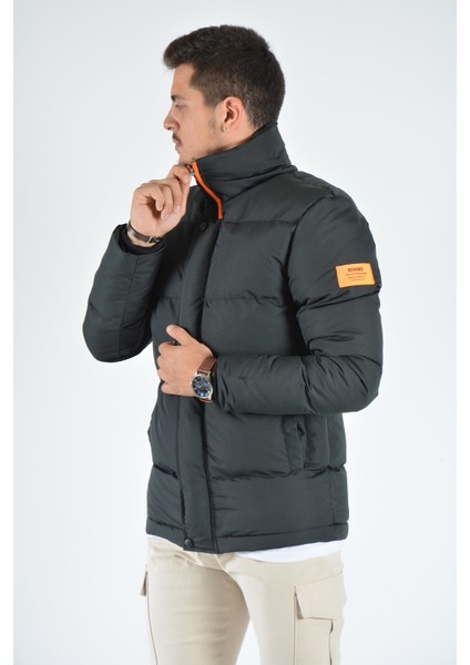 Erkek Şişme Mont 20K-8200159 Siyah