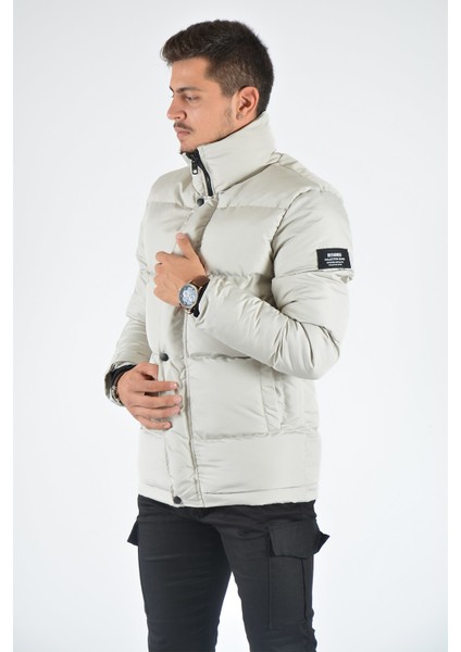 Erkek Şişme Mont 20K-8200161 Krem