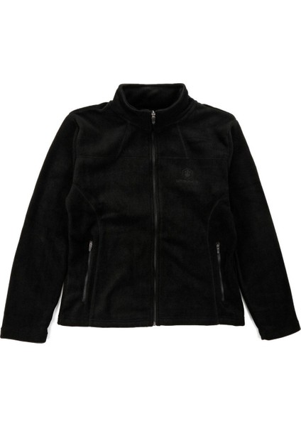 As00499057 100559664 Basic Polar Pocket Cardi W Lumberjack Kadın Sweat Siyah