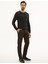 Erkek Kahverengi Slim Fit Kanvas Pantolon 50227134-VR029 2