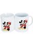 Mickey Mouse Minnie Mouse Tasarımlı Kupa Mickey Minnie Küllük Hediye Seti 1
