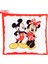 Minnie Mouse Mickey Mouse Tasarımlı Puf Yastık Minnie Ahşap Kutulu Kupa Hediye Seti 3