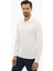 Erkek Beyaz Slim Fit Polo Yaka Sweatshirt 50233280-VR013 3