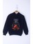 Erkek Çocuk Boks Eldivenli Boğa Baskılı Sweatshirt 1