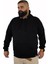 Büyük Beden Erkek Sweatshirt Kapşonlu 1