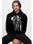 Kaykaycı Siyah Kapüşonlu Erkek Sweatshirt 1
