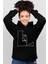 Profil Kız Siyah Kapüşonlu Kadın Sweatshirt 1