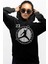 Uçan Basketçi Siyah Kapüşonlu Kadın Sweatshirt 1