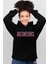 Blackpink Pac Siyah Kapüşonlu Kadın Sweatshirt 1