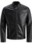 12147218 Jcorocky Jacket Noos Erkek Deri Mont Ve Ceket Black 1