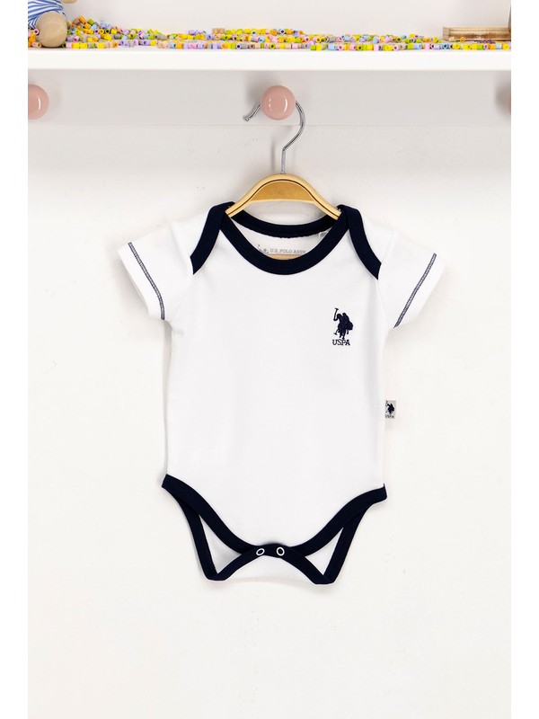 U S Polo Assn Lisansli Beyaz Bebek Body Zibin Fiyati