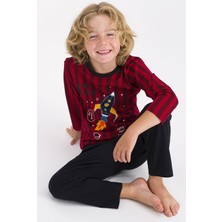 RolyPoly Çizgili Erkek Çocuk Pijama Takımı
