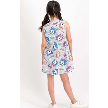 RolyPoly Unicorn Karamelanj Kolsuz Kız Çocuk Homewear Elbise