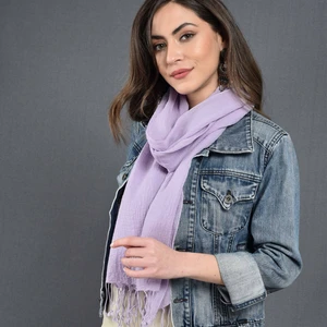 Pamuklu Saçaklı Fular/şal