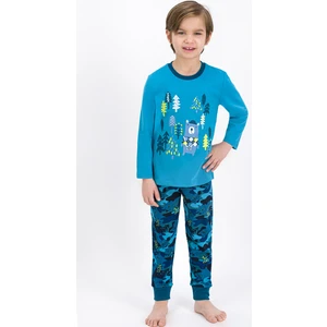 Bear Kamuflaj Açık Petrol Erkek Çocuk Pijama Takımı