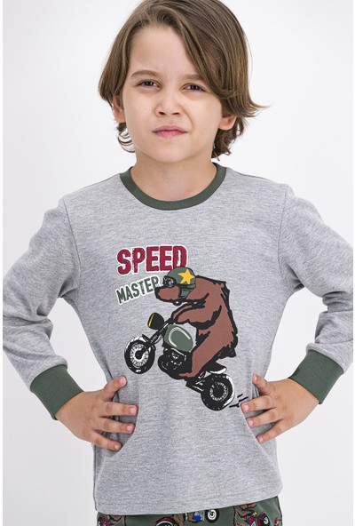 Rolypoly Motorcycle Speed Grimelanj Erkek Çocuk Pijama Takımı