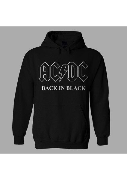 Acdc Back In Black Hoodie