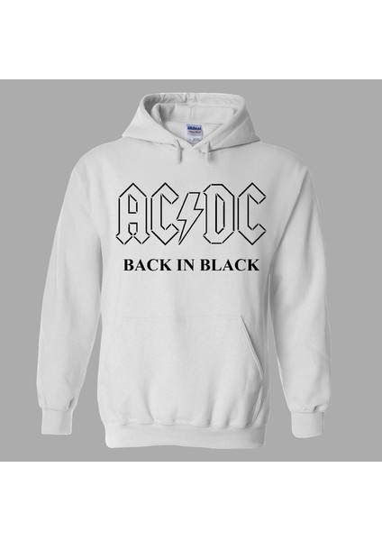 Acdc Back In Black Hoodie