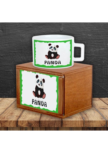 Sevimli Panda Beyaz Işıklı Masa Lambası Biblo Masum Panda Kutulu Kupa Panda Puf Yastık Set fırsatları