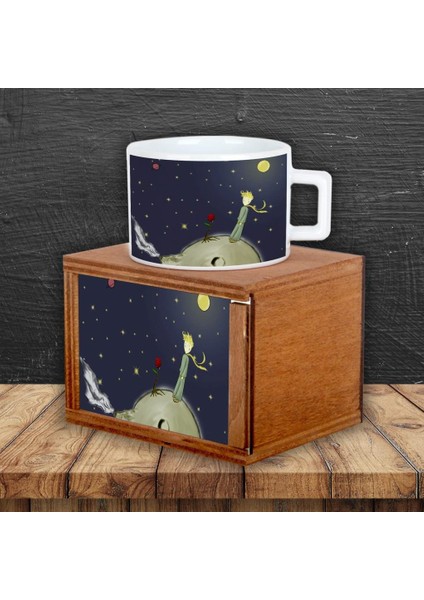 Küçük Prens Süper Üçlü Set Küçük Prens Kutulu Kupa Büyük Yastık Işıklı Biblo modelleri