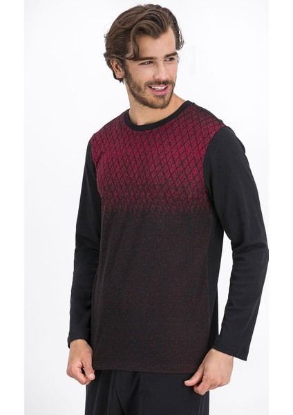 Tile Bordo Erkek Pijama Takımı