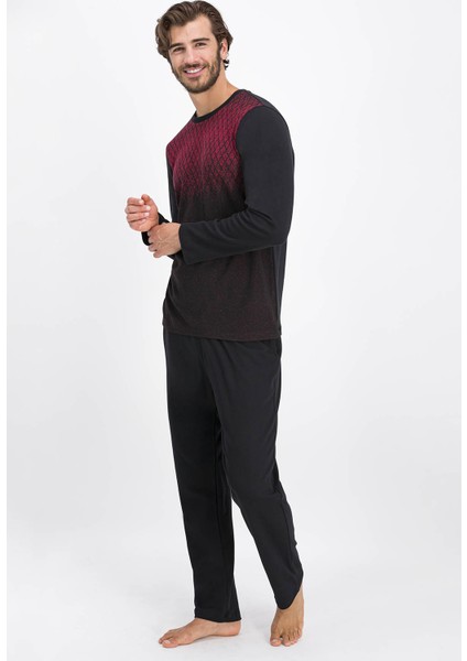 Tile Bordo Erkek Pijama Takımı