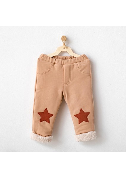 Ayı Kampı Bebek Pantolonu AC21095 Bej 3 - 6 Ay