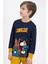 Cheese Deer Lacivert Erkek Çocuk Pijama Takımı 1