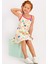 Happy Daisy Açık Sarı Ince Askılı Kız Çocuk Homewear Elbise 1
