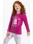 Little Fox Mat Gül Kurusu Kız Çocuk Pijama Takımı 3
