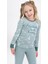 Positive And Happy Soluk Mint Kız Çocuk Pijama Takımı 2