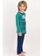 Tirex Dinosaur Yeşil Erkek Pijama Takımı 2