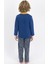 Lisanslı Koyu Indigo Erkek Çocuk Pijama Takımı 4