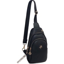 Nas Bag Nas Bags Tek Askılı Bady Bags Çanta Küçük Ebat 28CM18CM Düzsiyah