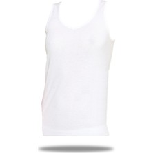 FSM1453 Kadın Pamuklu V-Yaka Askılı Atlet 2'li