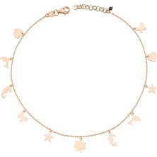 Bilezikci Favori 14 Ayar Figürlü Altın Halhal