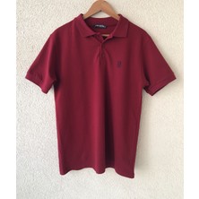 D'or Chiton Bordo Polo Yaka Tişört
