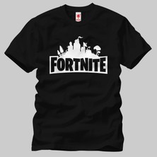 Crazy Fortnite City Logo Erkek Tişört