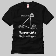 Crazy Bermuda Şeytan Üçgeni Erkek Tişört