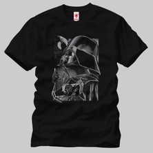 Crazy Star Wars Darth Vader Starship Erkek Tişört