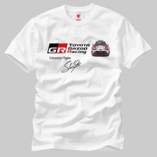 Crazy Toyota Yaris gr Sebastien Ogier Erkek Tişört