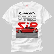Crazy Honda Civic Dohc Vtec Sir Erkek Tişört