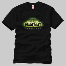 Crazy World Of Warcraft Legion Logo Erkek Tişört