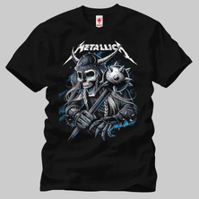 Crazy Metallia Skull Horn Erkek Tişört